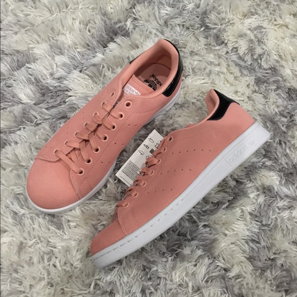 Adidas Shoes | Rare Nib Adidas Stan Smith | Color: Black/Pink | Size: 8 | Yamadac76's Closet